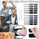 Sports Eye Black Stickers with white pencil Reduces Glare.