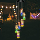 Wind Chime Lamp Wishing Bottle Wind Chime Lamp Solar Light Outdoor Lighting