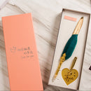 Student Wedding Supplies Calligraphy Feather Dip Pen+Pen Holder Kit (D) Newly