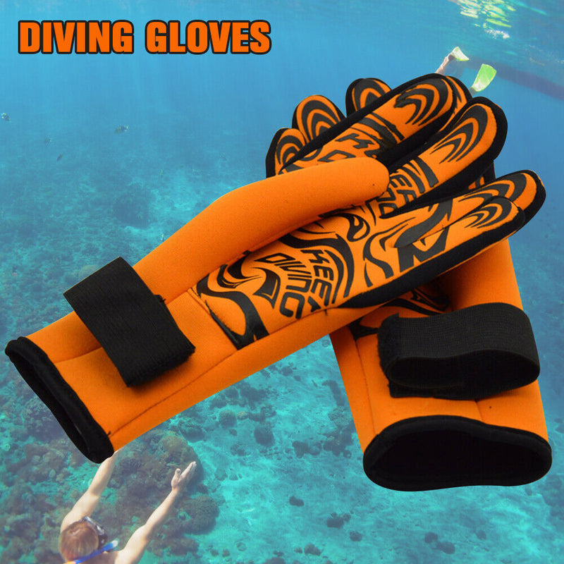 #A Neoprene Diving Gloves Swimming Wetsuit Snorkeling Equipment for Men Women