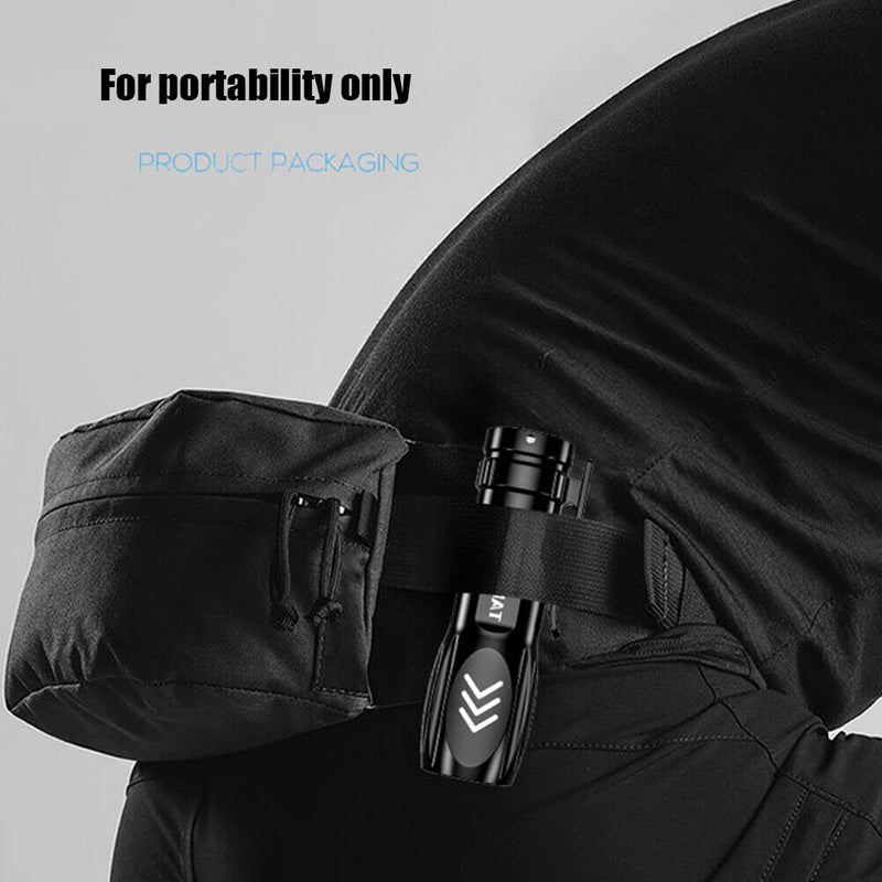 Rechargeable Portable LED Flashlight Powerful Torch for Outdoor Hiking Camp