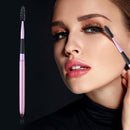 Foldable Makeup Eyelash Eyebrow Mascara Comb Pen Brush Applicator (Purple)