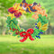 DIY Diamond Art Flower Wreath Mosaic Hanging Craft Rhinestone Wreathes Gifts