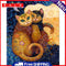 Couple Cats Oil Paint By Numbers Kits Canvas Picture Gift for Adults Children