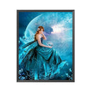 Full Cross Stitch 11CT Cotton Thread DIY Moonlight Girl Counted Embroidery Kits