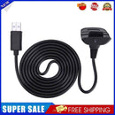 2pc Charging Cable for Xbox 360 Wireless Game Controller Joystick(Black)