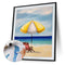 Beach Lounger Oil Paint By Numbers Kit DIY Acrylic Painting on Canvas Frameless