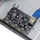 SSU FU3401 PCI-E to 4 Port USB 3.0 PCI Express Expansion Card for Desktop Newly