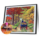 5D DIY Full Round Drill Diamond Paint Harvest Mosaic Rhinestone Drawing Picture