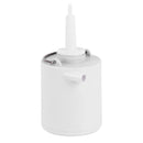 Mini Air Pump 1300mAh Rechargeable Air Pump Quick Inflate Deflate (White)