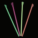 Soft Creative Drinking Supplie Colorful 100PCS Spoon Straws Milkshake Straws