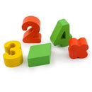 Baby Wood Montessori Count Numbers Matching Early Educational Toys (Number)
