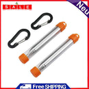 2x Collapsible Fire Bellowing Tool Stainless Steel Camping Fire Blower Pipes