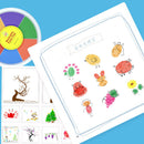 Finger Painting Ink Pad Stamp DIY Kids Finger Montessori Drawing (12 Color)