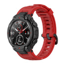 Silicone Watch Strap Band for Huami Amazfit T-Rex Pro/Amazfit T-Rex (Red) Newly