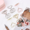 Desktop Decoration Place Card Clamps Stand Photos Clips Table Numbers Holder