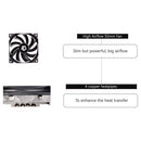 ID-COOLING IS-30 CPU Cooler with Quiet PWM Fan 4 Direct Contact Heatpipes Newly