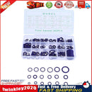 265pcs Assortment Kit Car HNBR Air Conditioning O Ring Seals Set(Purple) Newly