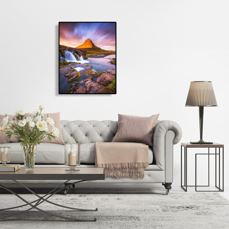 Painting By Number Mountain Scenery Coloring Picture Acrylic Paints Artwork Set