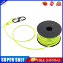 Elastic Reflective Outdoor Camping Tent Rope with Carabiner Hook (Green)
