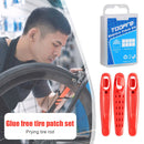 Bicycle Bike Tire Rubber Patch Lever Set Cycling Puncture Repair Tool (02) Newly