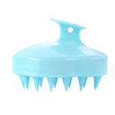 Silicone Scalp Massage Shampoo Brush Body Brush Hair Comb (Blue) Newly