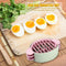 Multifunction Kitchen Egg Slicer Chopper Preserved Egg Cutter Mold (Green)