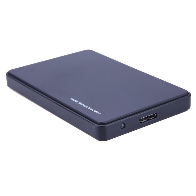 2.5in USB 3.0 SATA Hd Box HDD Hard Drive External Enclosure Case(Black)