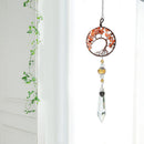Crystal Prism Ball Pendant Wind Chimes Hanging Ornament Garden Decor (C) Newly