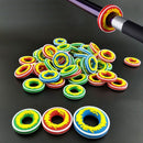 Anti-Slip Handle Protective Case Fishing Rod Ring Fishing Tackle Rod Clip Ring