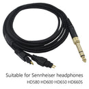 Replacement Cable for Sennheiser HD580 HD600 HD650 HD660S 3.5mm Jack Headphones