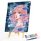 Oil Paint Painting Girl By Numbers Coloring Picture Digital Drawing M066