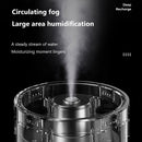 Air Humidifier USB Electric Cool Mist Maker Air Purifier LED Light (Black)