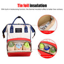 Mom Travel Rucksack Canvas Backpack Waterproof Portable Backpack (White) Newly