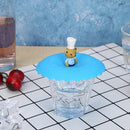 Silicone Heat-resistant Dust-proof Cup Lids Bowl Cover Food Wrap Lid (Bear)