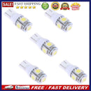 5 X T10 5050 5SMD Instrument Lights License Plate Lights Car Lights