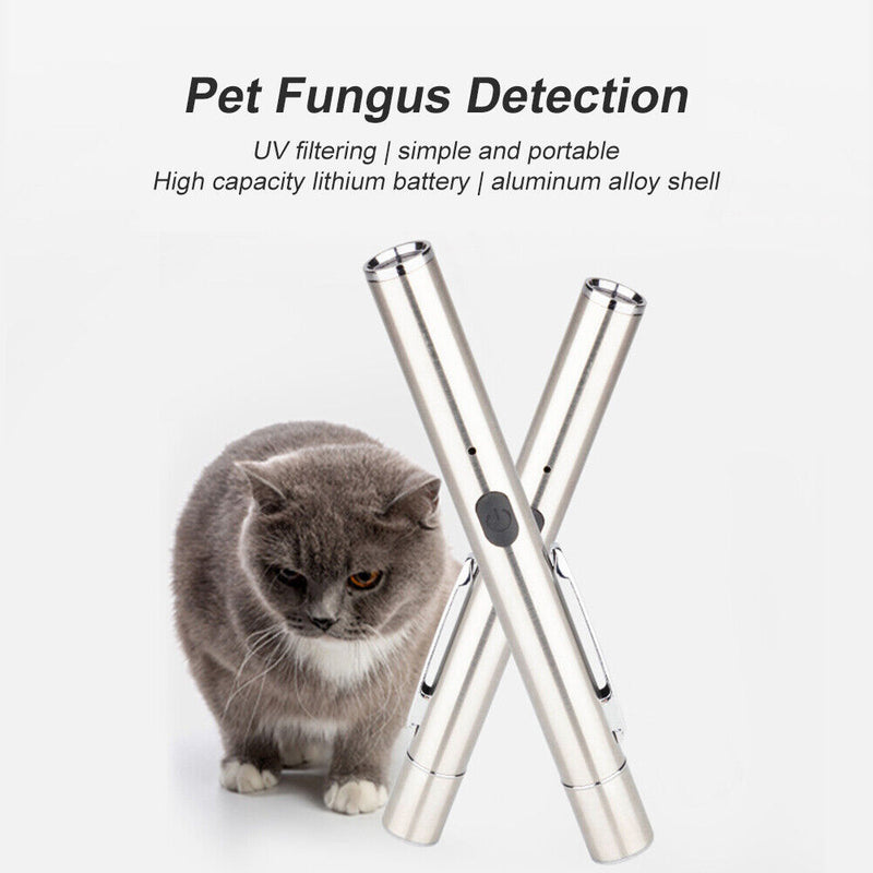 Portable Cat Moss Detection Light Metal Pet Fungus Detection Black Mirror Lamp