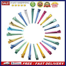 50pcs Colorful Single Prong Alligator Hair Clips Aluminum Flat Hairpins