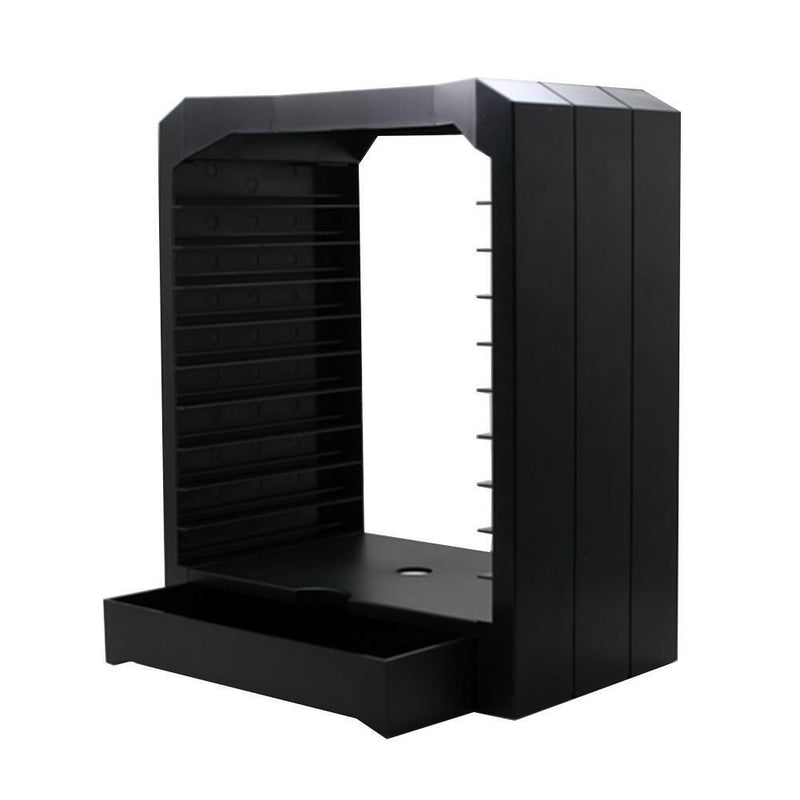 Multifunctional Universal Games & Blu Ray Discs Storage Tower for 10 CD Spi