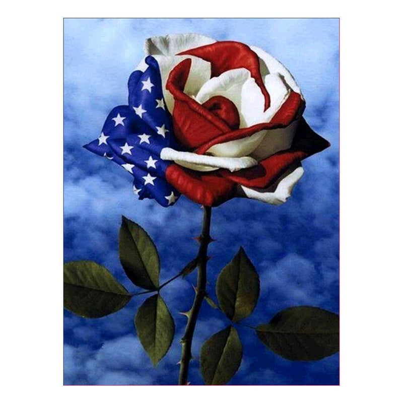 Rose 5D Diamond Painting Embroidery DIY Cross Stitch Craft Needlework Decor