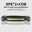 XPE COB LED Headlamp Wave Induction 400LM Waterproof Safety Work Headlight