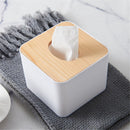 Decoration Wood Storage Case Cover Holder Wooden Tissue Box Napkin Paper Boxes