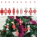 Creative Wood Crafts Christmas Pendants Xmas Tree Decor Hanging Ornament