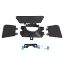 M1 Matte Box Camera Shade for 15mm Rail Rod Follow Focus Rig Cage Camera Newly