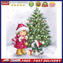 Christmas Girl Oil Paint By Numbers Kits Canvas Drawing DIY Coloring Picture Art