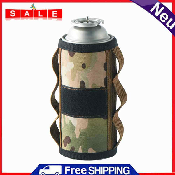 Long Gas Canister Wrap Cover Durable 500D Nylon Anti-Skid Cassette Gas Tank Bag