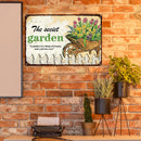 Garden Retro Metal Plate Tin Sign Plaque for Bar Pub Club Cafe Home Poster