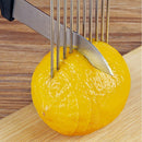 Steel Fruit Vegetable Slicer Onion Needle Onion Fork Meat Slicers Tomato Cutter