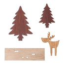 Gift Wooden Assembled Elk Ornaments Elk Pendant Elk Craft Wooden Elk Tree