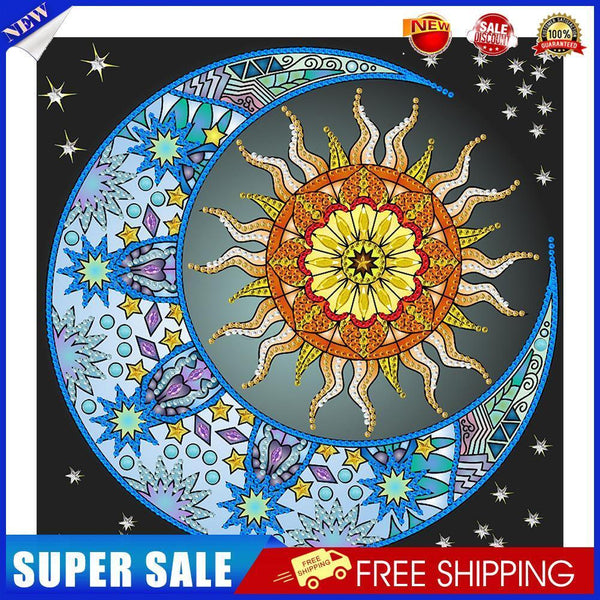 Diamond Painting Partial Special Drill Sun and Moon Picture of Rhinestone
